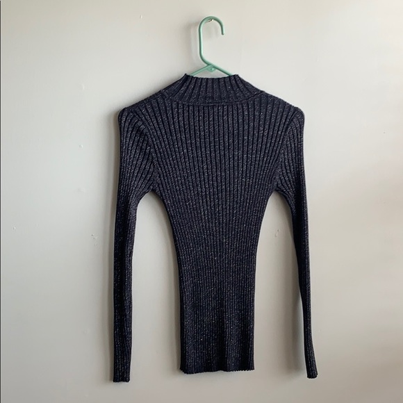 Shimmer fitted turtle neck - Picture 2 of 4